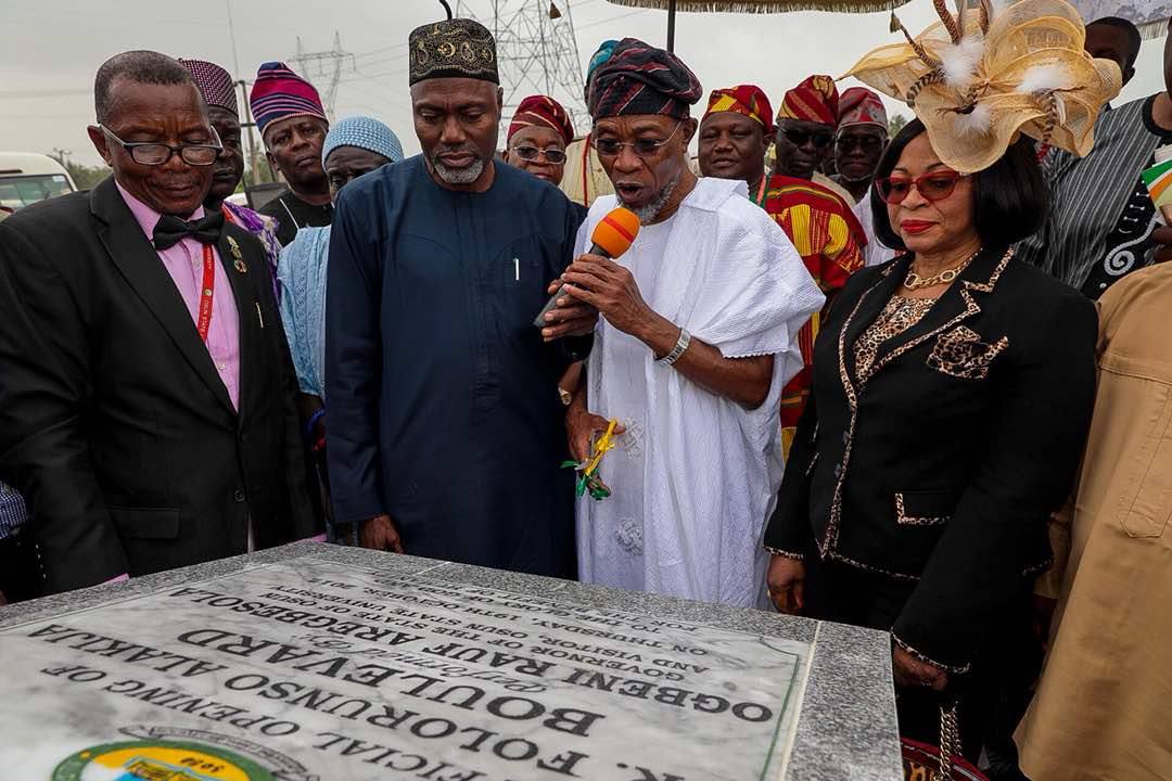 Commissioning of Dr. Folorunsho Alakija Boulevard